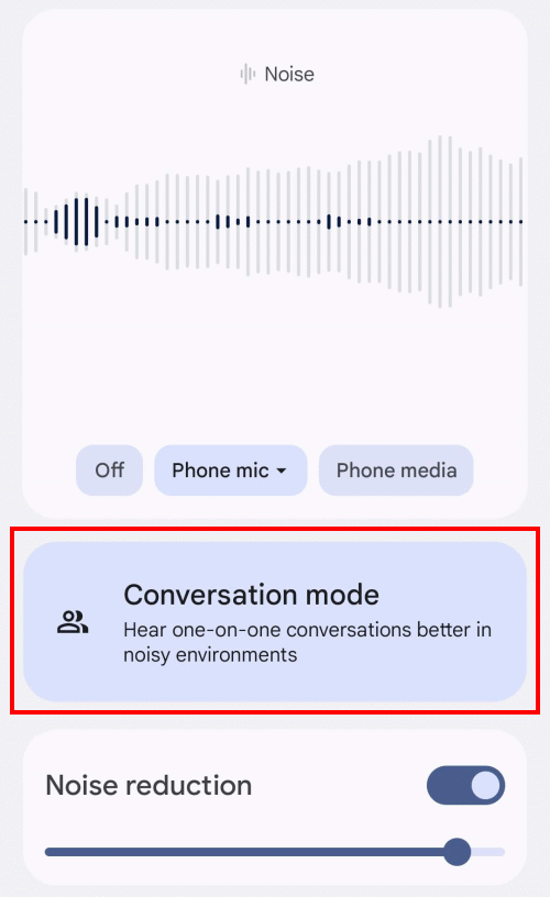 Tap Conversation Mode
